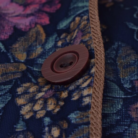 Vintage 80s Polyester Whirlaway Button-up Blouse size 6P - Picture 9 of 11